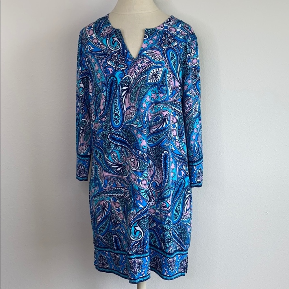 Coolibar UPF 50+ paisley dress, size large